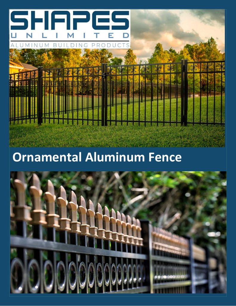 Cover of SHAPES Unlimited white paper: Ornamental Aluminum Fence 4.2026