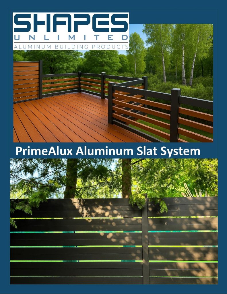 Cover of SHAPES Unlimited white paper: PrimeAlux Aluminum Fence