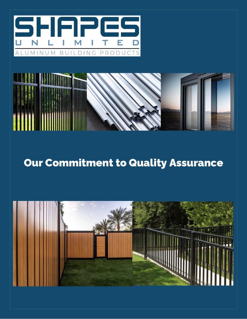 Cover of SHAPES Unlimited white paper: December Aluminum Trim Coil 12.25
